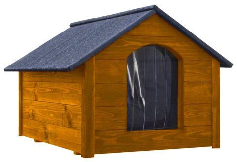 Buda drewniana ocieplana dla psa PREMIUM XXL bardzo duża pinia Buda drewniana ocieplana dla psa PREMIUM XXL bardzo duża pinia