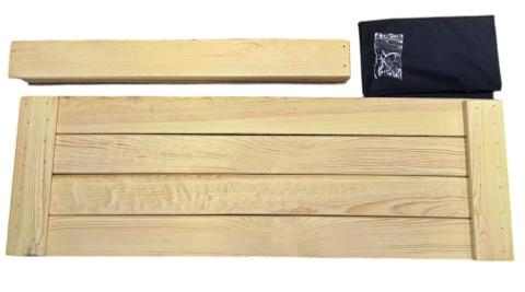 WARZYWNIAK SKRZYNIA NA WARZYWA INSPEKT DREWNIANY 60x120 PODWYŻSZANY 36cm