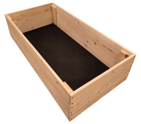 WARZYWNIAK ZIELNIK SKRZYNIA NA WARZYWA INSPEKT DREWNIANY 80x120 WYSOKI 27cm